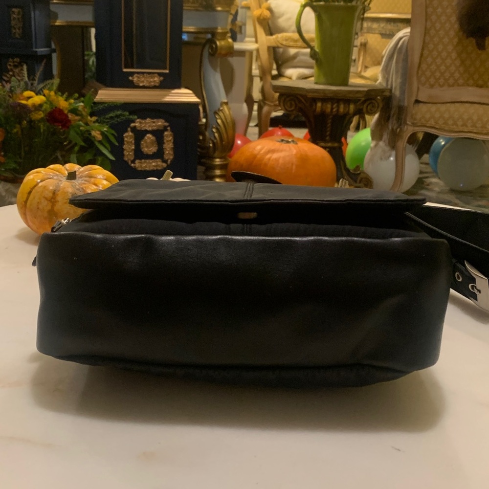 Ameri Leather/Nylon Black Messenger Shoulder Cros… - image 6